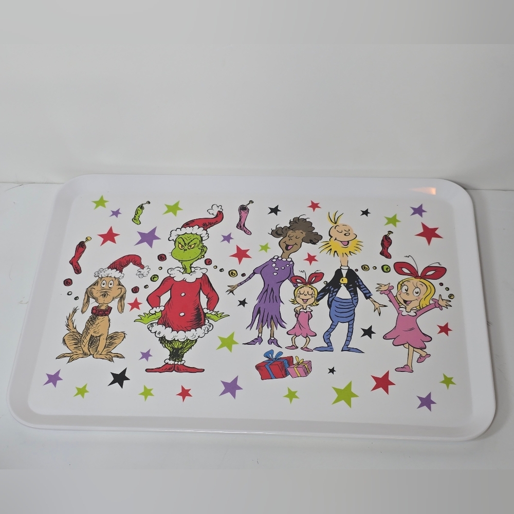 Dr. Seuss Max The Grinch Tray Nwt